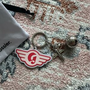 Glossier DC keychain